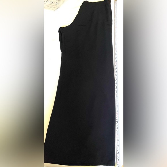 Black light and soft viscose blend pants loose summer coctail style loose pants - Picture 14 of 16